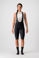 CASTELLI kratke hlače s tregerima - OMLOOP NANO W - crna