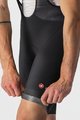 CASTELLI kratke hlače s tregerima - ENDURANCE 3 - crna