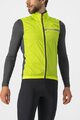CASTELLI jakna otporna na vjetar - SQUADRA STRETCH - svjetlozelena