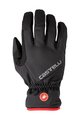 CASTELLI rukavice s dugim prstima - ENTRATA THERMAL - crna