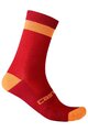 CASTELLI čarape klasične - ALPHA 18 - crvena