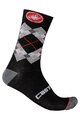 CASTELLI čarape klasične - ROMBO 18 - crna