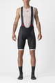 CASTELLI kratke hlače s tregerima - COMPETIZIONE KIT - crna