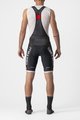 CASTELLI kratke hlače s tregerima - COMPETIZIONE KIT - crna