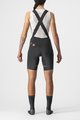 CASTELLI kratke hlače s tregerima - VELOCISSIMA 3 - crna