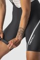 CASTELLI kratke hlače s tregerima - VELOCISSIMA 3 - crna