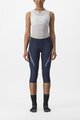 CASTELLI hlače 3/4 bez tregera - VELOCISSIMA 3 - plava