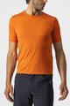 CASTELLI majica kratkih rukava - TECH 2 TEE - narančasta