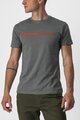 CASTELLI majica kratkih rukava - VENTAGLIO TEE - siva