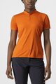 CASTELLI majica kratkih rukava - TECH 2 POLO - narančasta