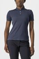 CASTELLI majica kratkih rukava - TECH 2 POLO - plava