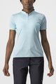 CASTELLI majica kratkih rukava - TECH 2 POLO - svjetloplava