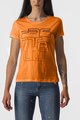 CASTELLI majica kratkih rukava - BELLAGIO TEE - narančasta