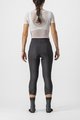 CASTELLI hlače 3/4 bez tregera - VELOCISSIMA THERMAL - crna