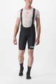 CASTELLI kratke hlače s tregerima - PREMIO BLACK LTD EDITION - crna/bijela