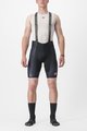 CASTELLI kratke hlače s tregerima - FREE AERO RC KIT - crna/bijela