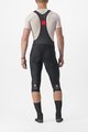 CASTELLI hlače 3/4 s tregerima - ENTRATA 2 - crna