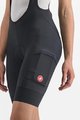 CASTELLI kratke hlače s tregerima - UNLIMITED CARGO W - crna