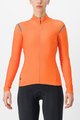 CASTELLI dres dugih rukava zimski - TUTTO NANO RoS W - narančasta
