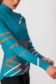 CASTELLI dres dugih rukava zimski - DIAGONAL - plava