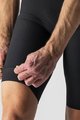 CASTELLI kratke hlače s tregerima - PREMIO BLACK - crna/bijela