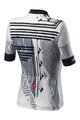CASTELLI dres kratkih rukava - ASTRATTA - bijela/crna