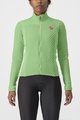 CASTELLI dres dugih rukava zimski - SFIDA 2 W - svjetlozelena