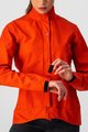 CASTELLI vodootporni kišni ogrtač - COMMUTER W REFLEX - narančasta/crvena