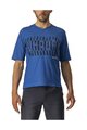 CASTELLI dres kratkih rukava - TRAIL TECH - plava