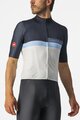CASTELLI dres kratkih rukava - A BLOCCO - plava/bijela