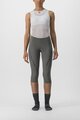 CASTELLI hlače 3/4 bez tregera - VELOCISSIMA 3 - siva