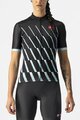 CASTELLI dres kratkih rukava - PENDIO - crna/bijela