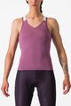CASTELLI dres bez rukava - SOLARIS TOP - ljubičasta
