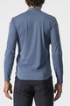 CASTELLI majica dugih rukava - TECH 2 HENLEY - plava