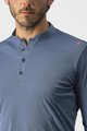 CASTELLI majica dugih rukava - TECH 2 HENLEY - plava