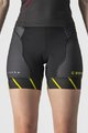 CASTELLI kratke hlače bez tregera - FREE W SHORT TRI - crna/svjetlozelena