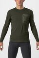 CASTELLI dres dugih rukava zimski - UNLIMITED MERINO - zelena