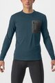 CASTELLI dres dugih rukava zimski - UNLIMITED MERINO - plava/zelena