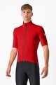 CASTELLI dres kratkih rukava - PERFETTO ROS 2 WIND - crvena