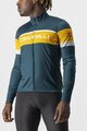 CASTELLI dres dugih rukava zimski - PASSISTA - zelena/plava/žuta
