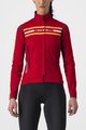 CASTELLI izolirana jakna - UNLIMITED PERFETTO ROS 2 W - crvena