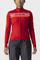CASTELLI dres dugih rukava ljetni - UNLIMITED W THERMAL - crvena