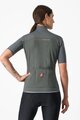CASTELLI dres kratkih rukava - PERFETTO ROS 2 WIND W - siva