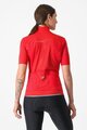 CASTELLI dres kratkih rukava - PERFETTO ROS 2 WIND W - crvena