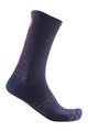 CASTELLI čarape klasične - RACING STRIPE 18 - plava