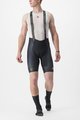 CASTELLI kratke hlače s tregerima - FREE AERO RC KIT - crna/svjetlozelena