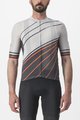 CASTELLI dres kratkih rukava - SPEED STRADA - siva