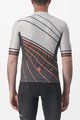 CASTELLI dres kratkih rukava - SPEED STRADA - siva