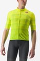 CASTELLI dres kratkih rukava - LIVELLI - žuta