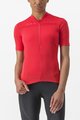 CASTELLI dres kratkih rukava - ANIMA - crvena
